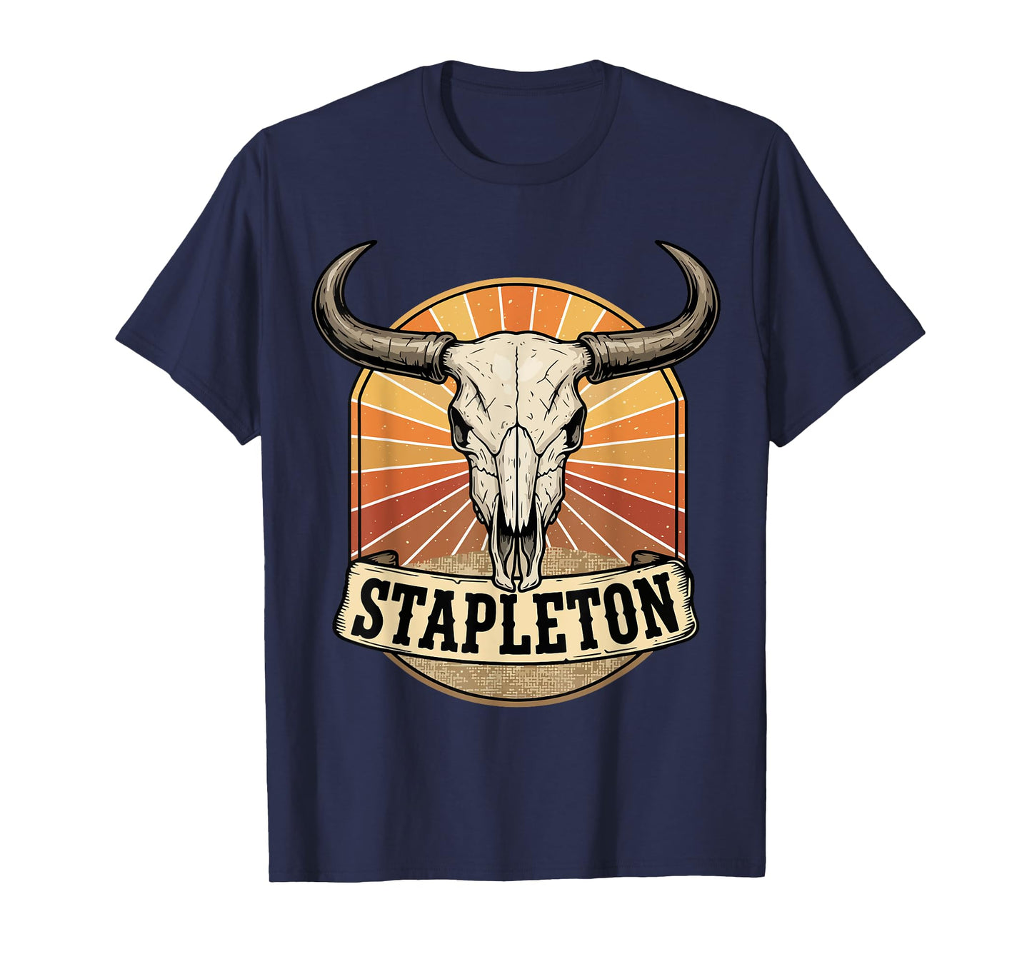 Vintage StapIeton Last Name Personalized 90s Style T-Shirt
