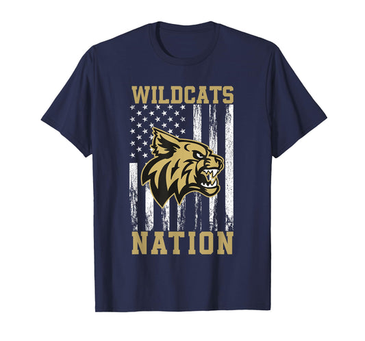 Blacksburg Wildcats Logo Nation HS T-Shirt