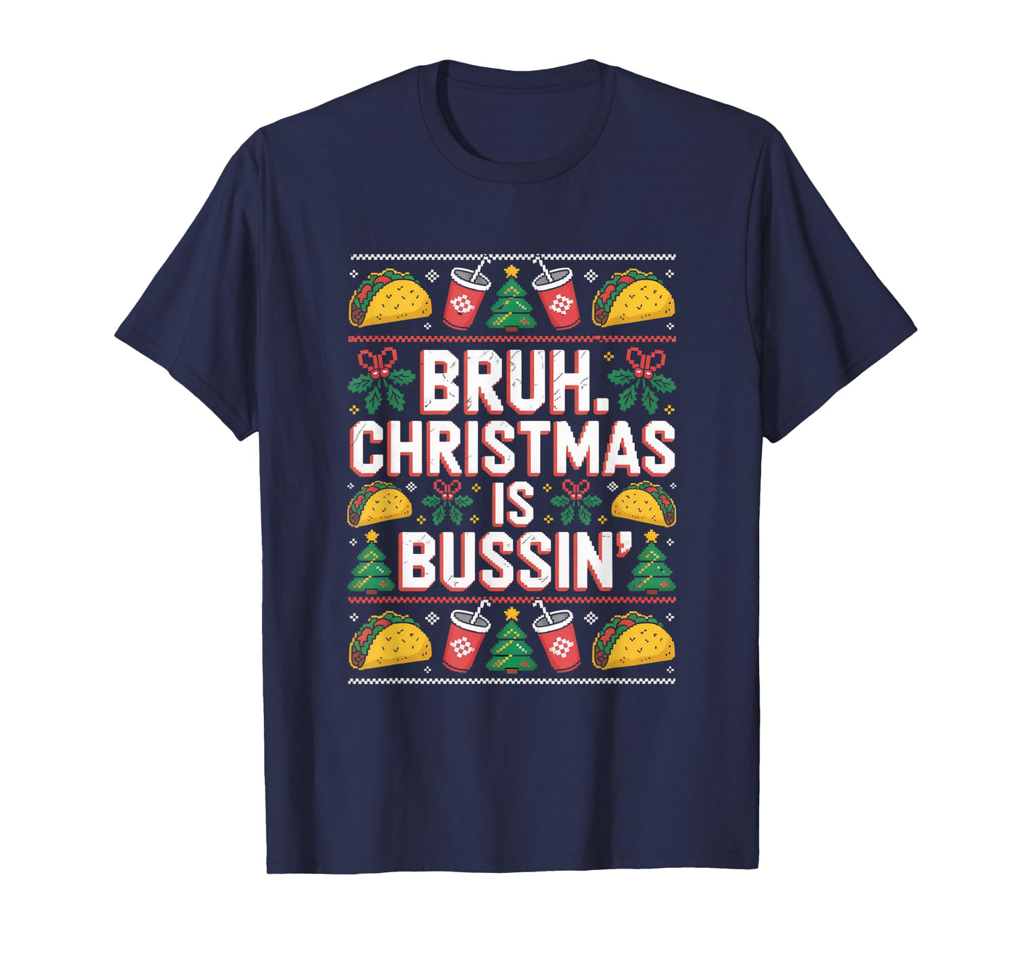 Funny Gen Alpha Gen Z Slang Funny Christmas Sweater T-Shirt