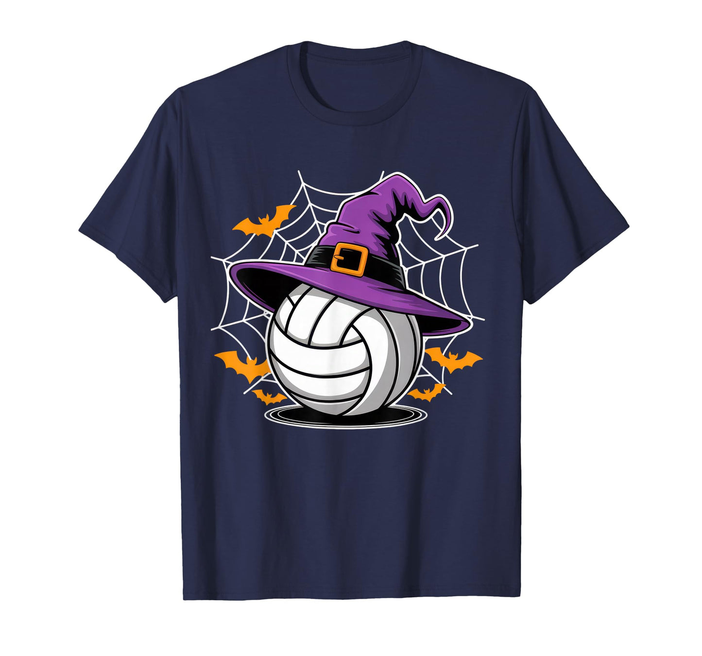 Witch Volleyball Halloween Lovers Fun Spooky Party Sports T-Shirt