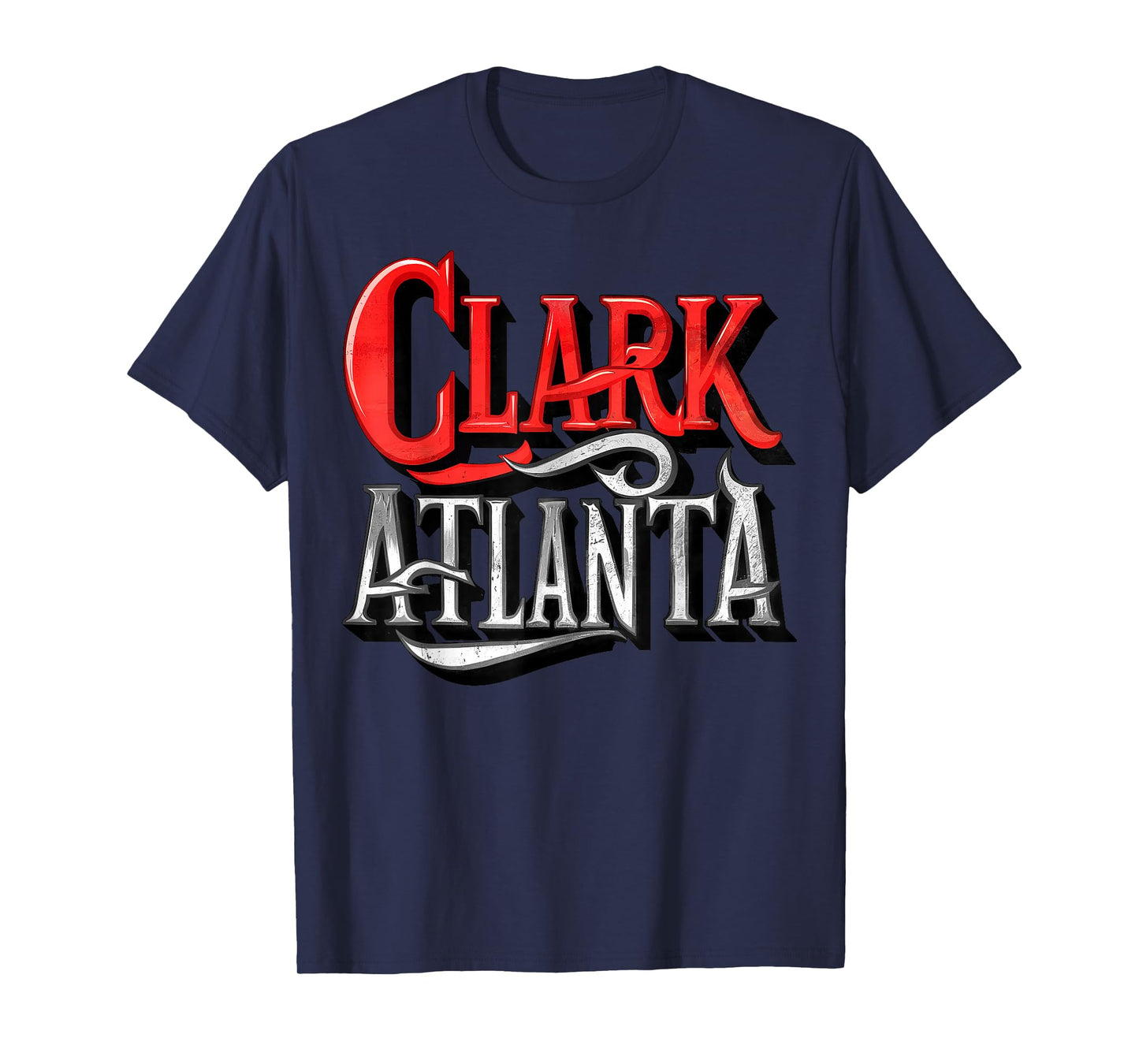 Vintage Clark & Atlanta Varsity Style T-Shirt