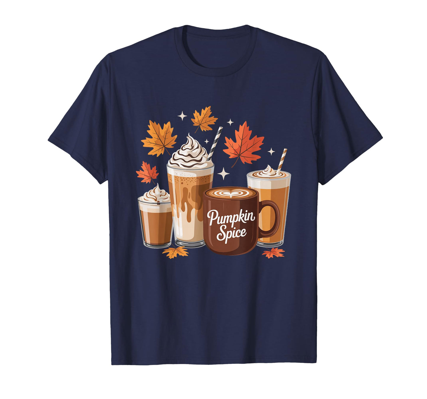 Halloween Pumpkin Latte Spice Coffee Love Fall Season T-Shirt