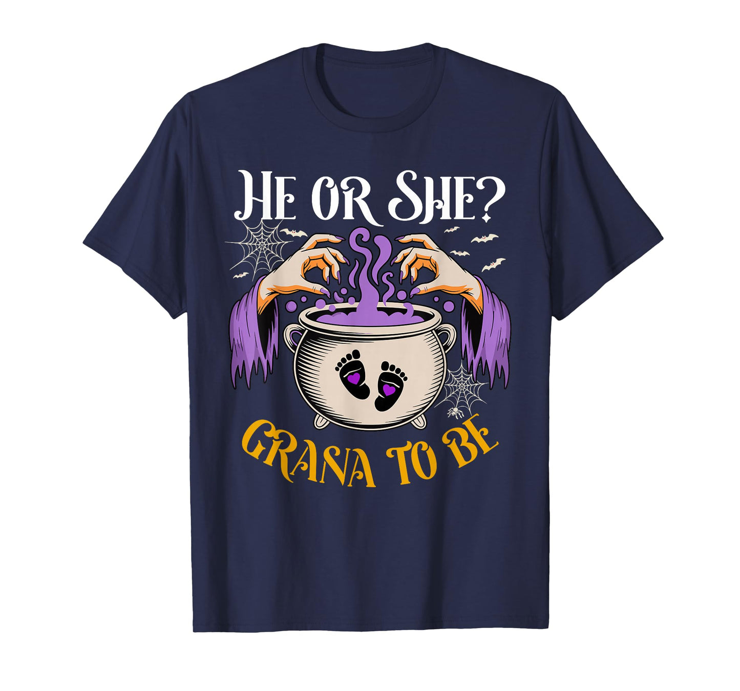 He Or She Grana to Be Baby Reveal Halloween Costume T-Shirt