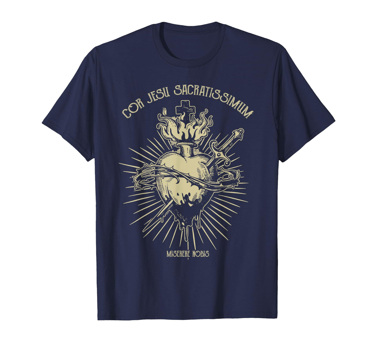 Sacred Heart Of Jesus Christian Catholic Devotion T-Shirt