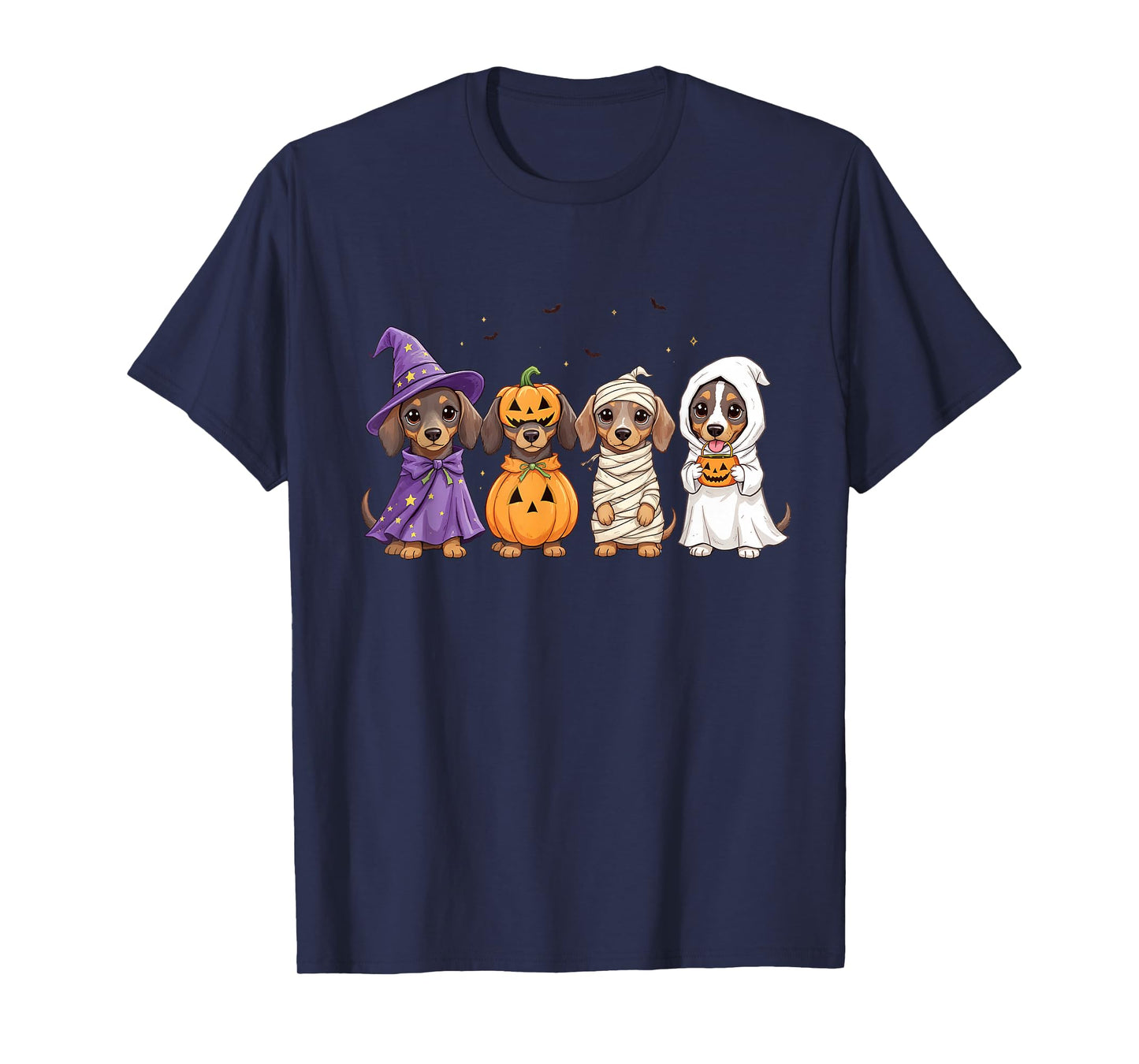 Amazing Spooky Creepy Halloween Dachshund T-Shirt