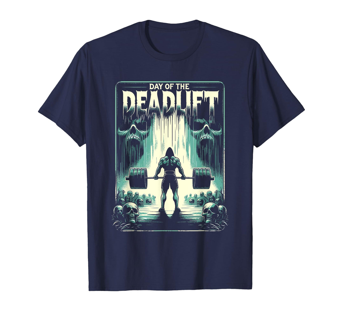 Horror Deadlift Workout Training Bodybuilder T-Shirt