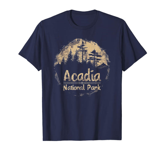 Acadia - US National Park Vintage Men Women Kids Retro T-Shirt