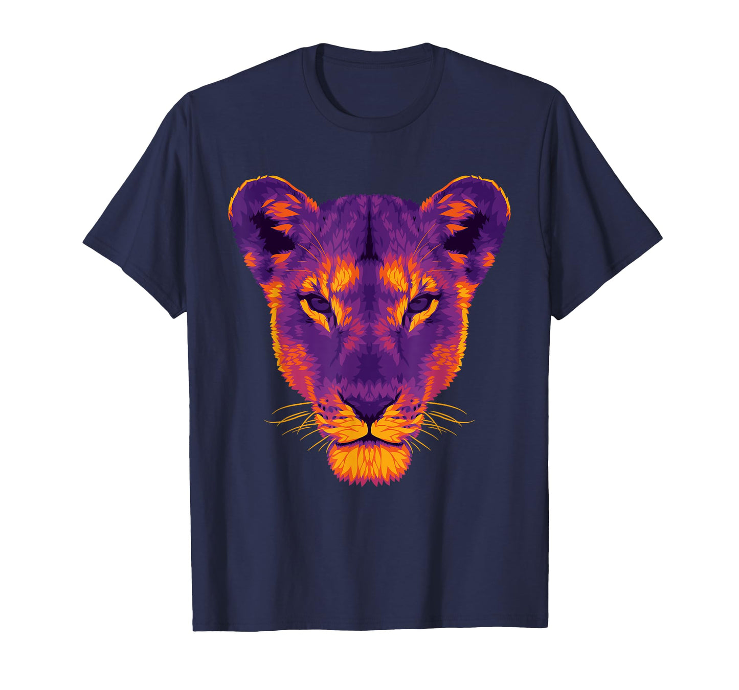 The Dark Lioness Beautiful Animal and Nature Art T-Shirt