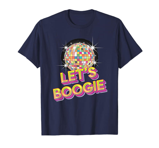 Disco Ball Vintage Retro let's boogie fever discoball party T-Shirt