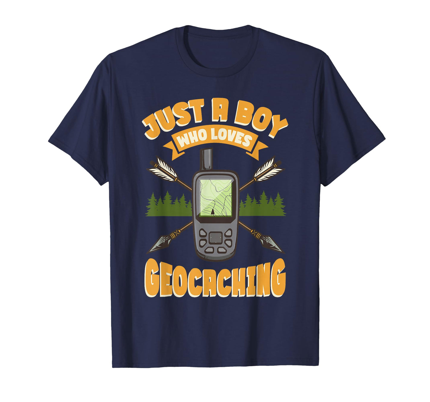 Geocache Just A Boy Who Loves Geocaching T-Shirt