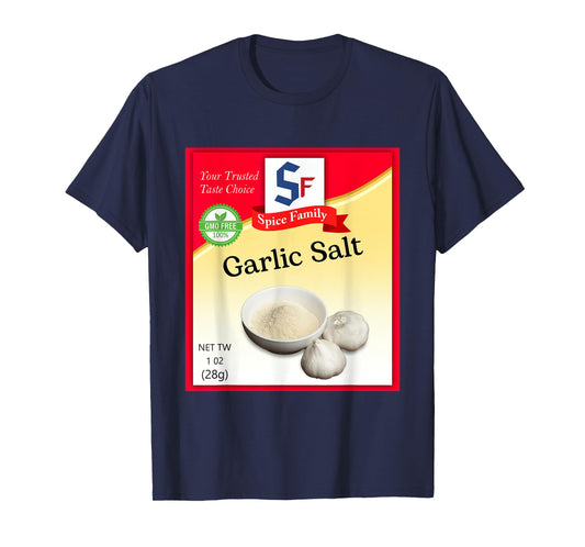 Garlic Salt Condiment Costume Holiday Spice Group Costumes T-Shirt