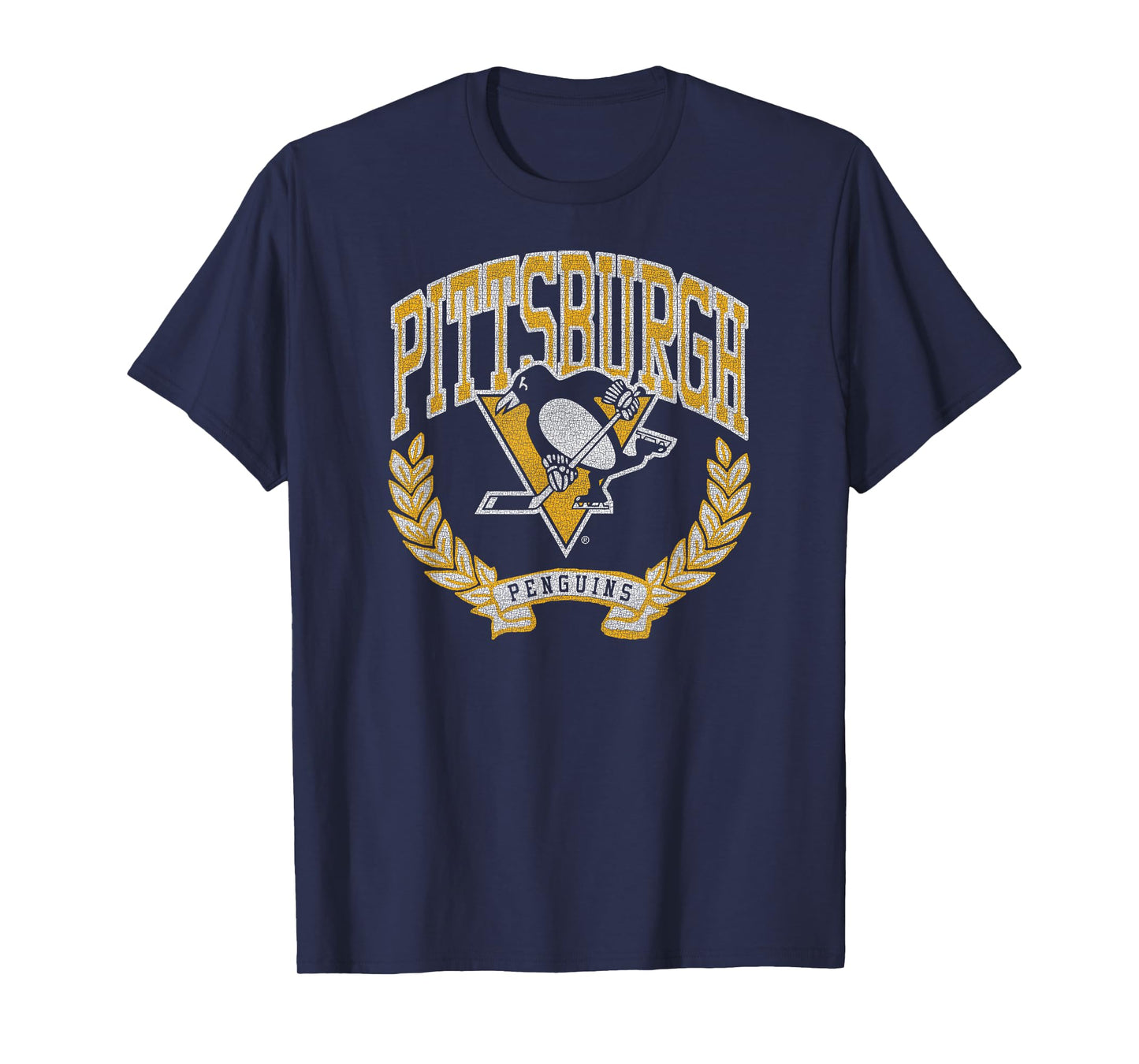 Pittsburgh Penguins Vintage Victory Black Licensed T-Shirt