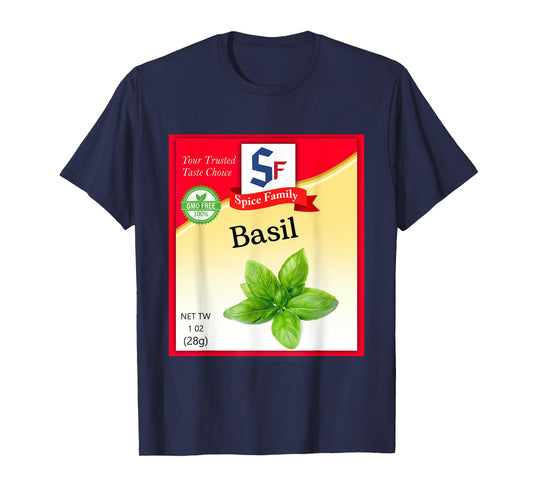 Basil Spice Condiment Costume Holiday Spice Group Costumes T-Shirt