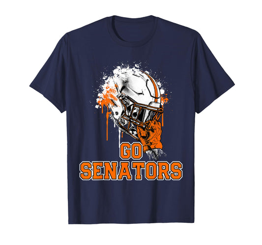Portsmouth West Senators Rising Helmet GO! T-Shirt