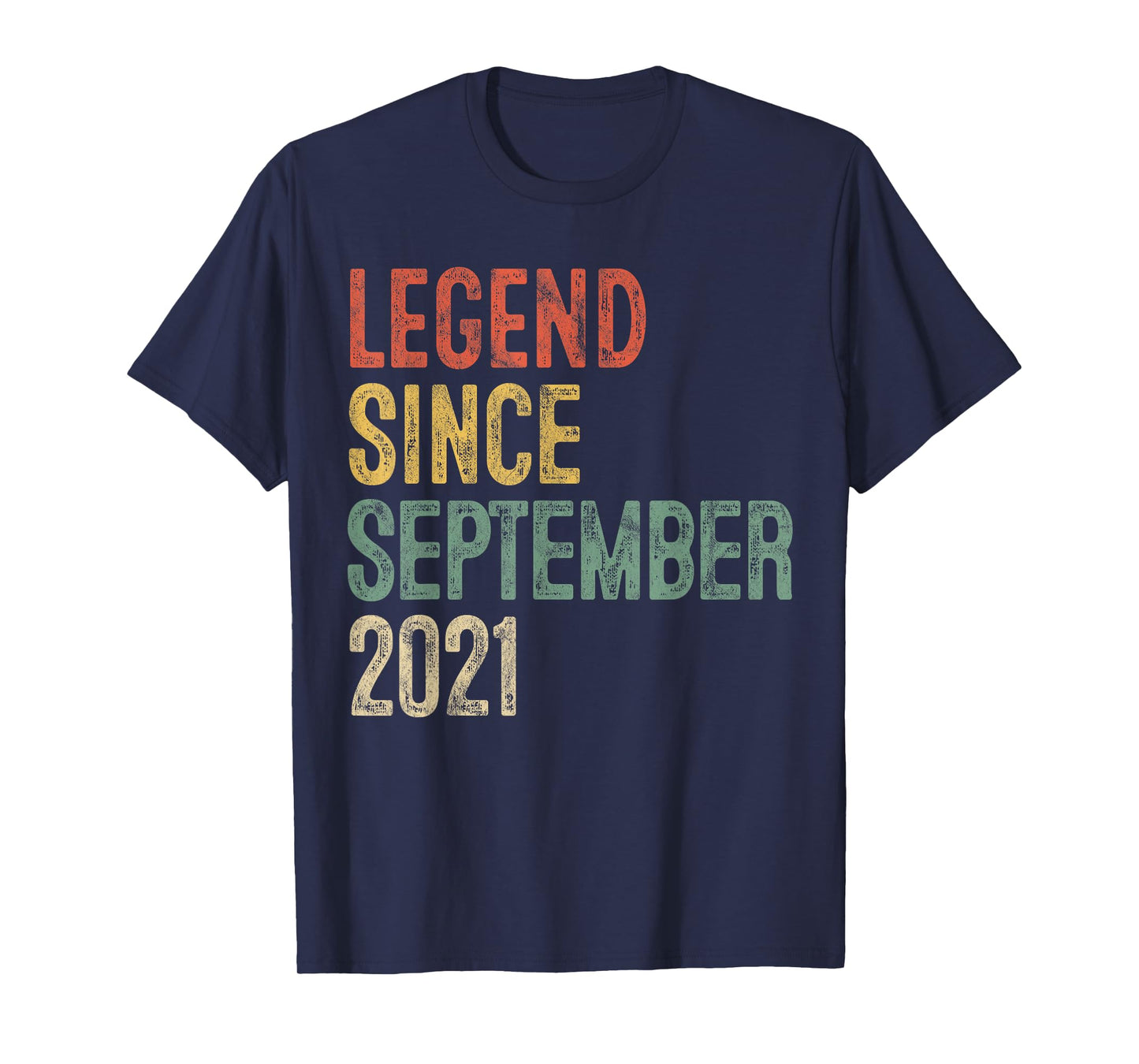 Legend 2021 4th Birthday Gifts for Boy Girl 4 Year Old T-Shirt