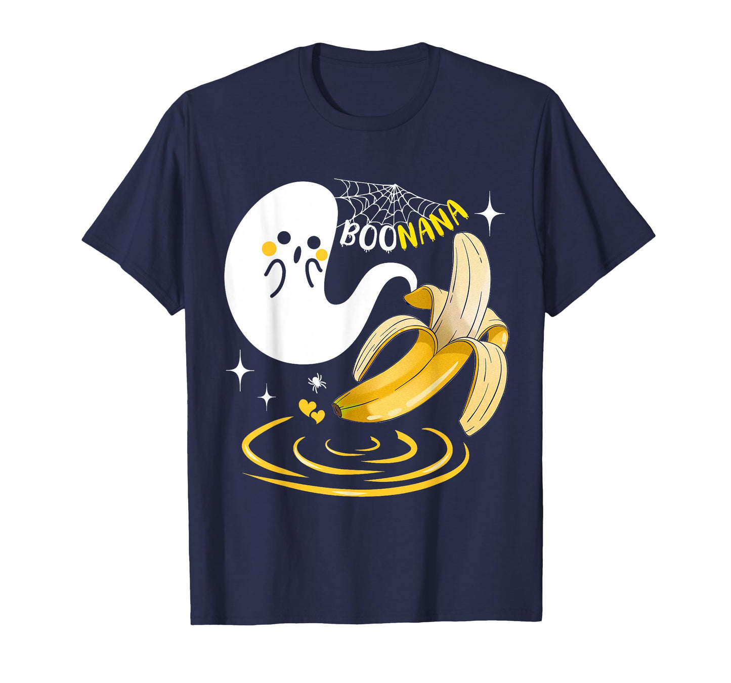Funny Halloween Ghost Boo Banana Funny BooNana Boy Girl Kids T-Shirt