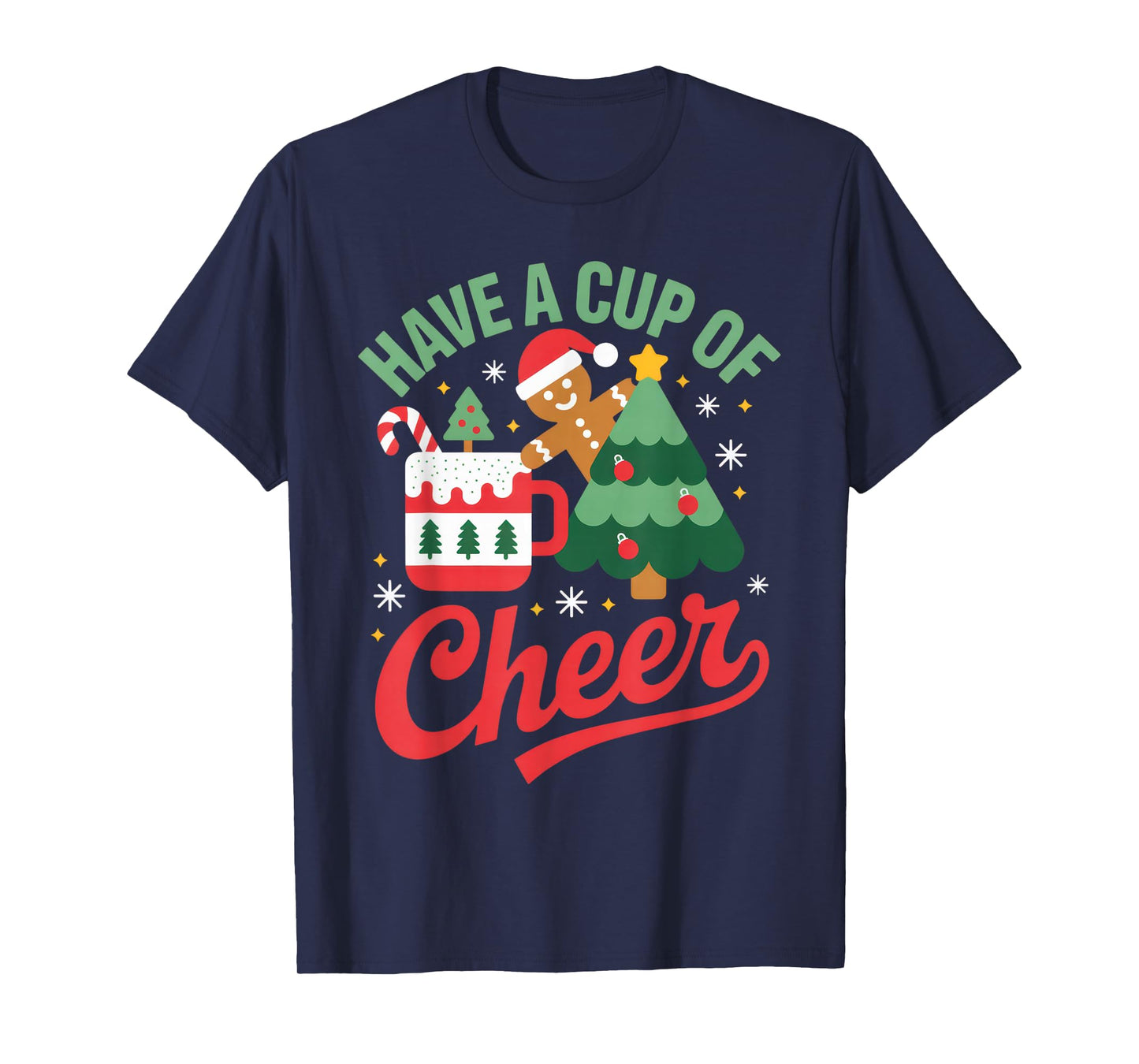 Wolf Santa Christmas Spirit for Animal Lovers Holiday Fun T-Shirt