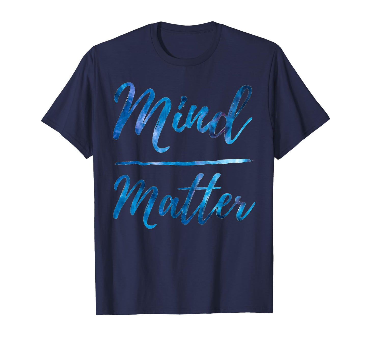 Inspirational Motivational Gym Quote Mind over Matter T-Shirt