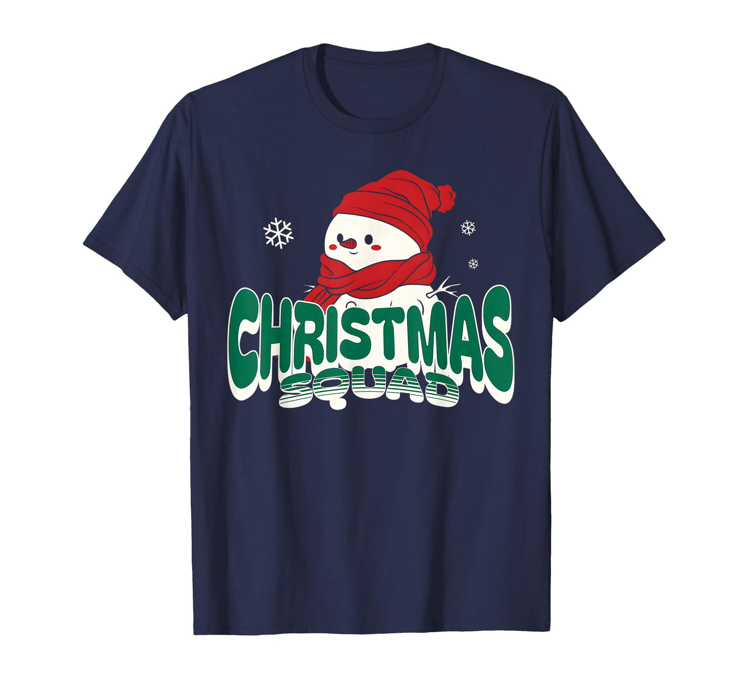 Santas-Favorite Xmas Love Christmas in September Squad Funny T-Shirt