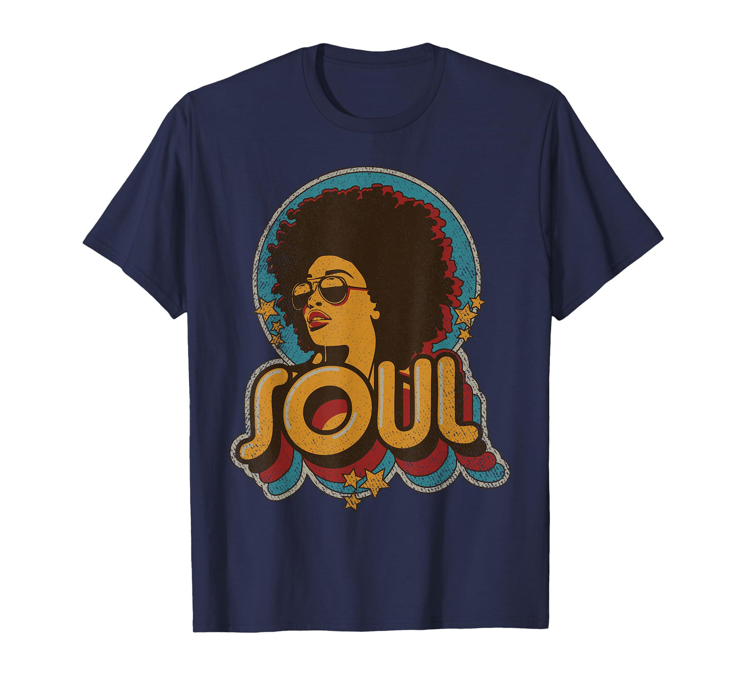 70s Funk Afro Soul Retro Vintage 70s Retro Soul tee T-Shirt