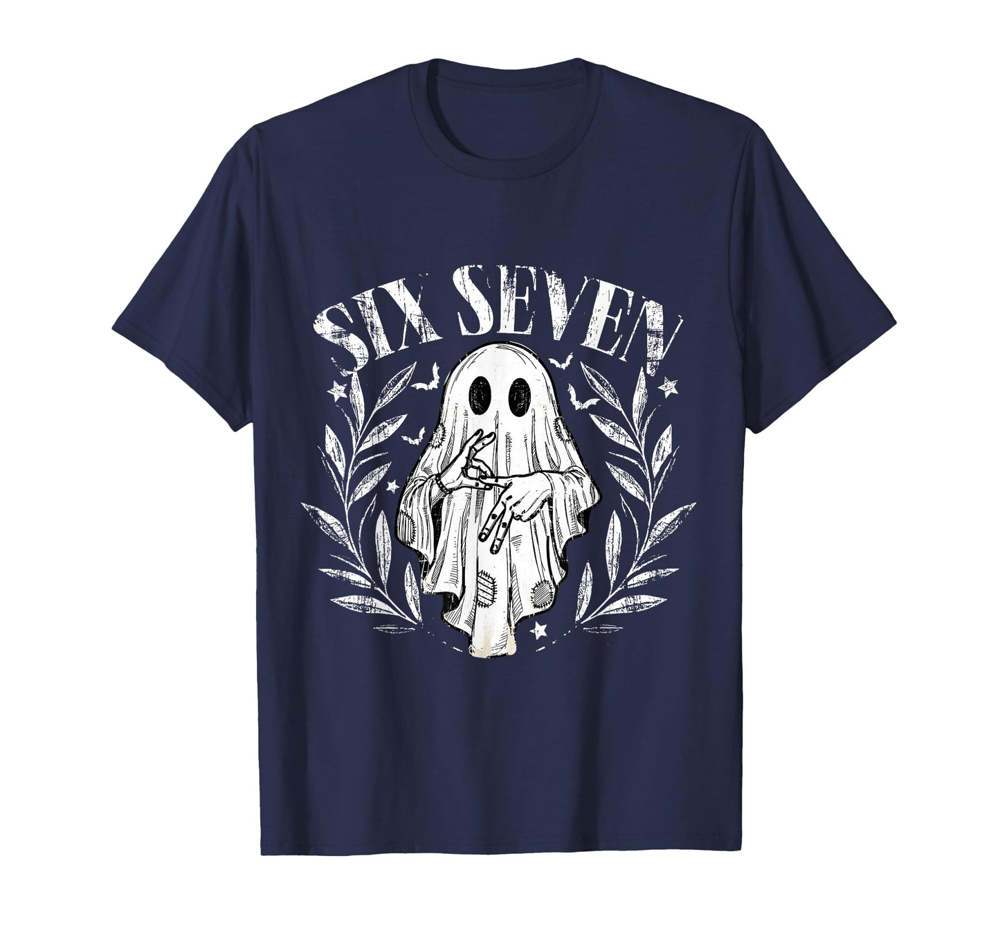 Six Seven Meme 6 7 Halloween Viral Gen Z Meme Saying T-Shirt