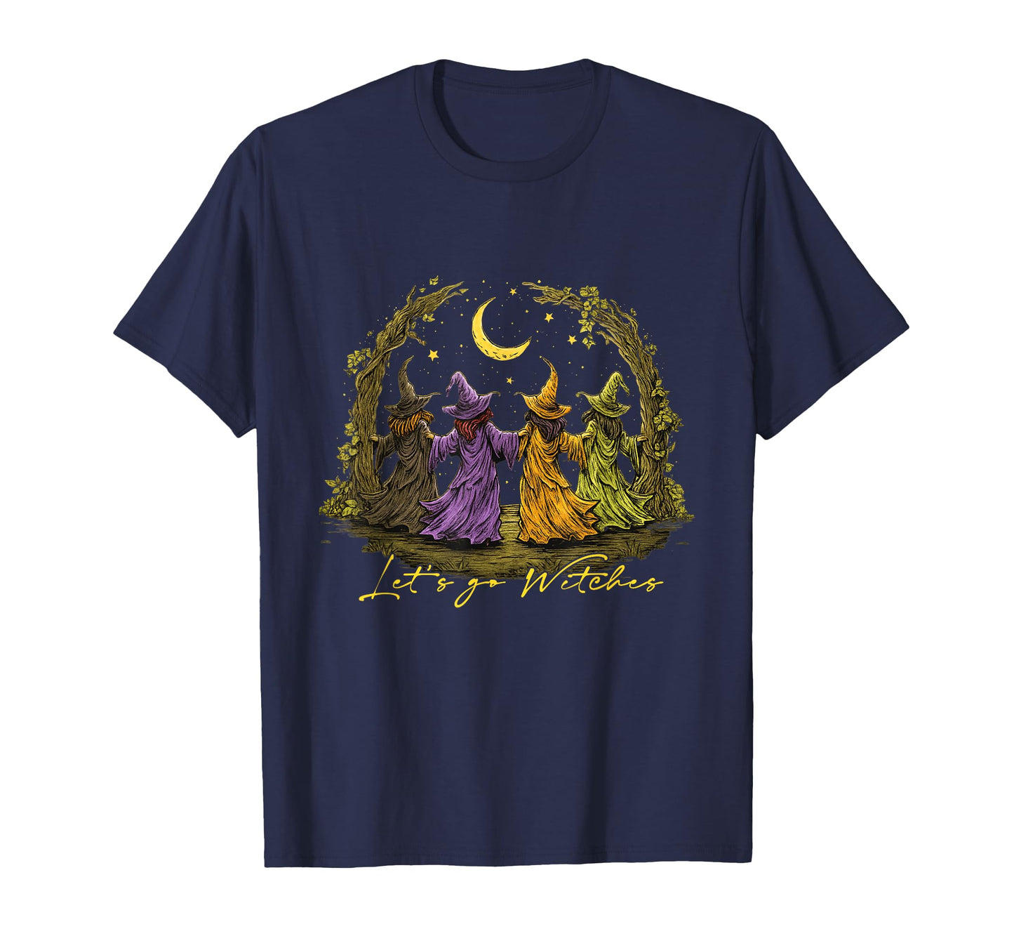 Girls Trip Funny Witch Halloween Girls Spooky Witch T-Shirt