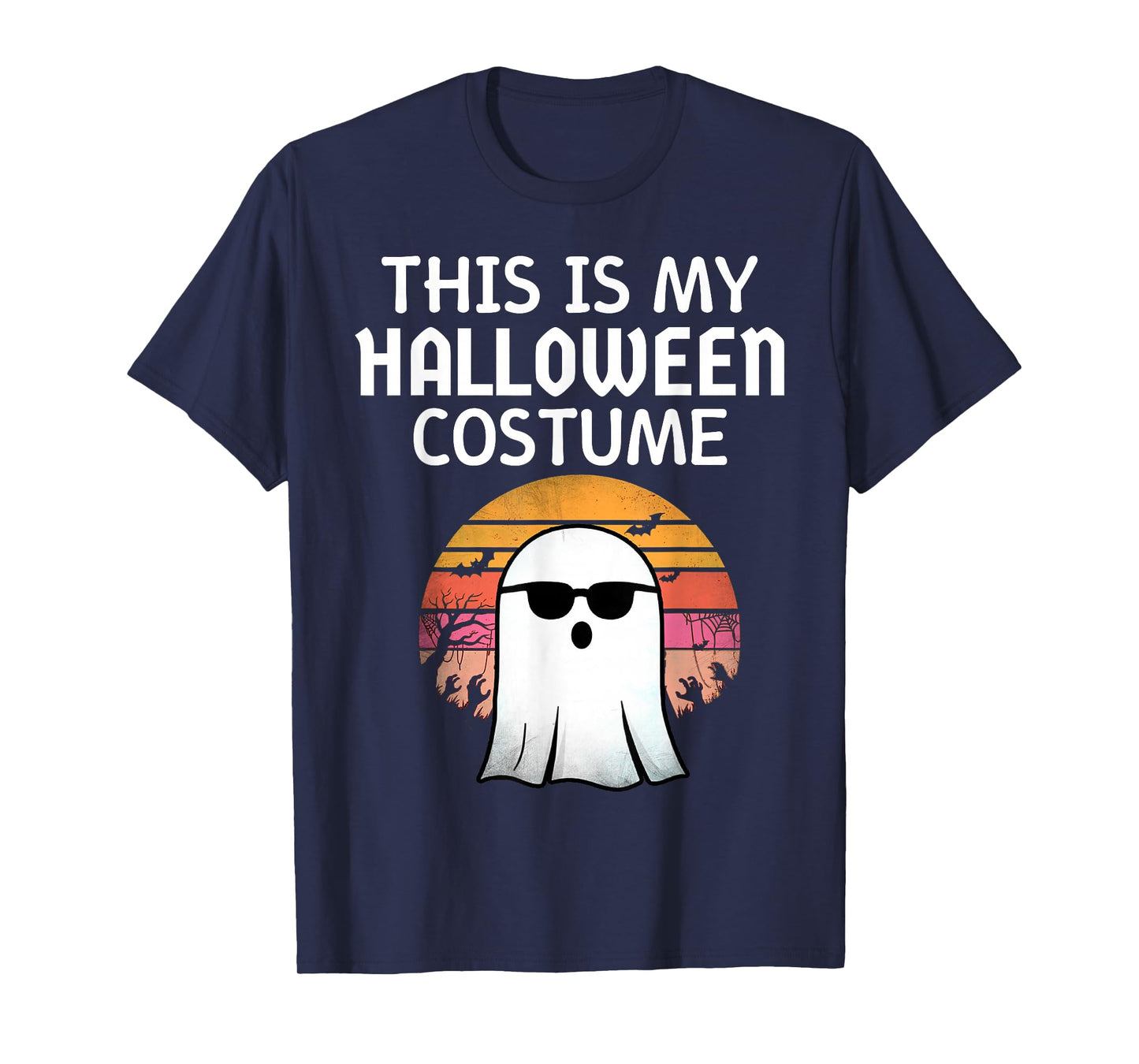 This is My Halloween Costume Men Women Kids Retro Ghost T-Shirt