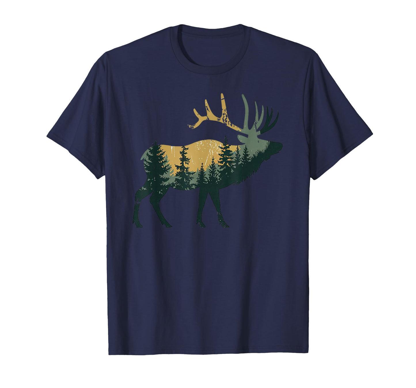Elk Hunting Hiking Outdoor Camping Forest Men Women Elk T-Shirt