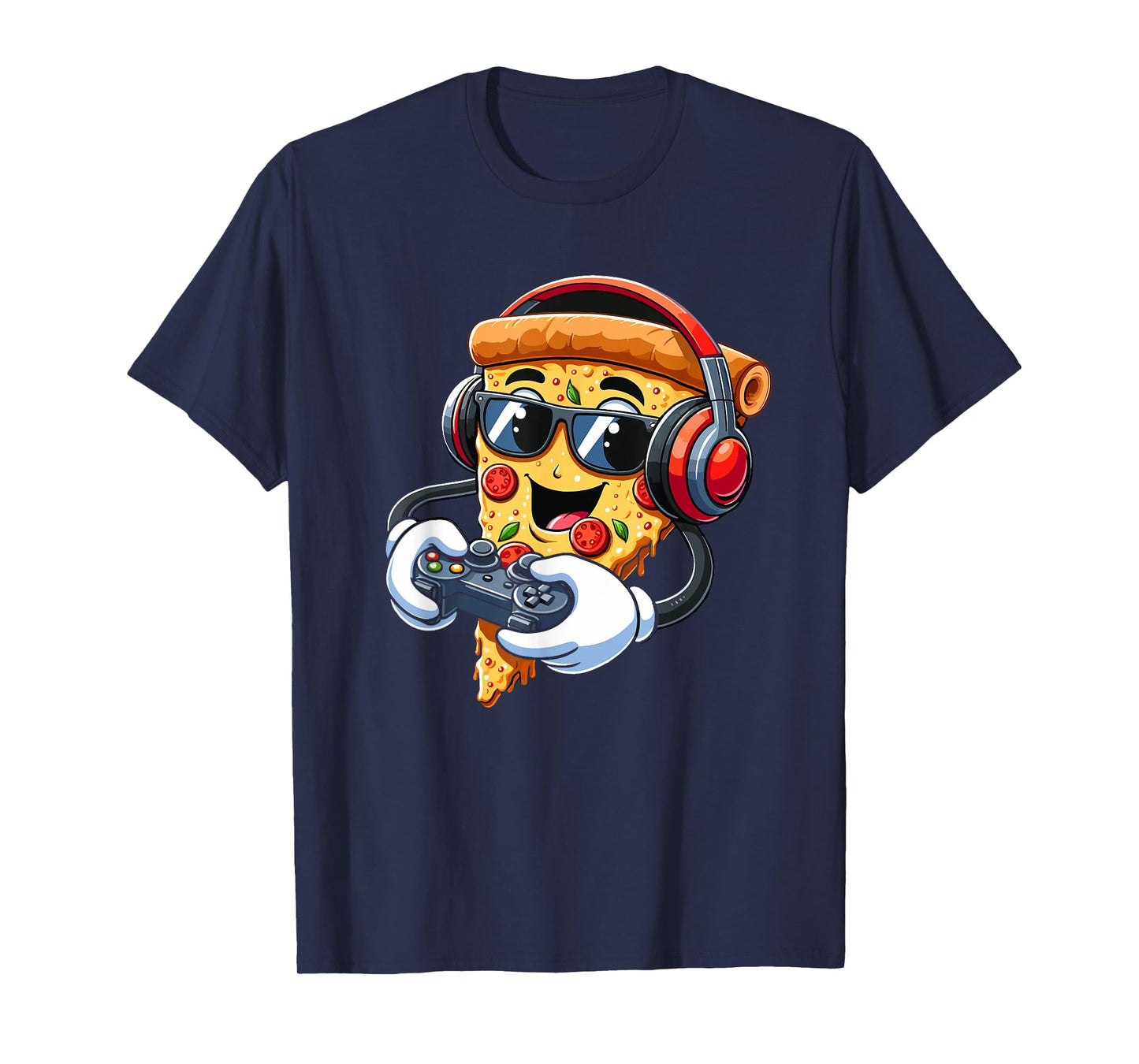 Gamer Pizza Video Gaming Boy Enthusiast Gamer Teen T-Shirt