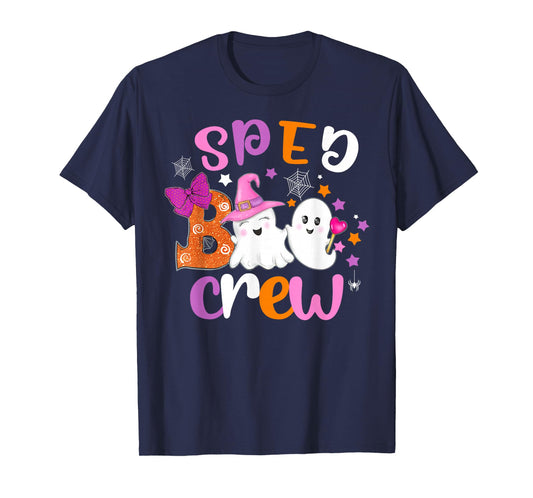 SPED Boo Crew Halloween Speech Therapy shirt SPED Halloween T-Shirt