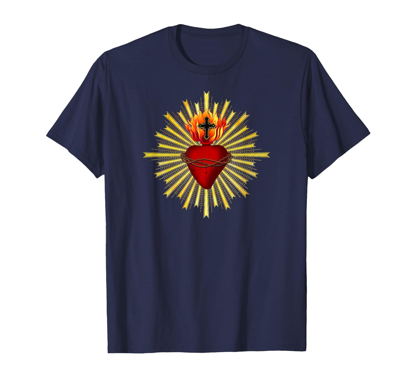 SACRED HEART of JESUS Tattoo T-shirt for Men Women Kids T-Shirt