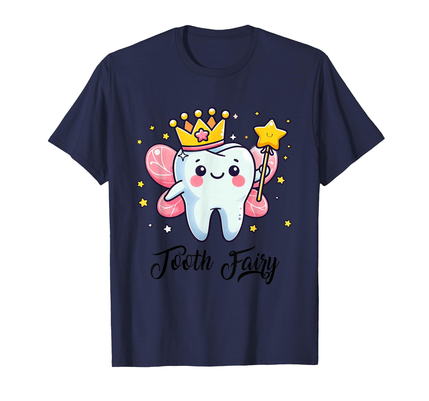 Halloween Dentist Tooth Fairy Dental Costume Women Men Kids T-Shirt