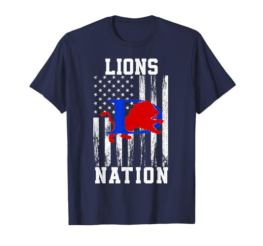 Durant Lions Logo Nation HS T-Shirt