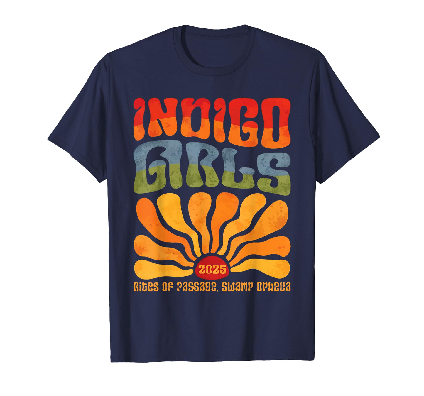 2025 Vintage Indigo Girl Retro Sunset T-Shirt