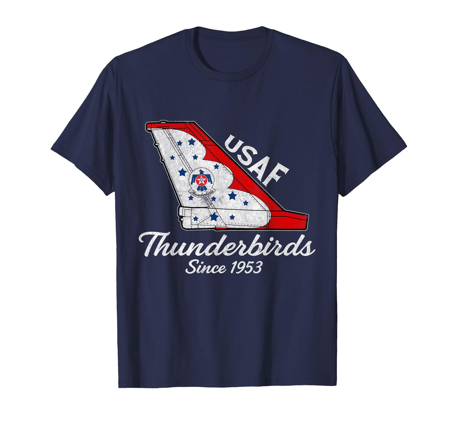 USAF Thunderbirds F16 57th Wing Vintage Airshow Gift Tee T-Shirt