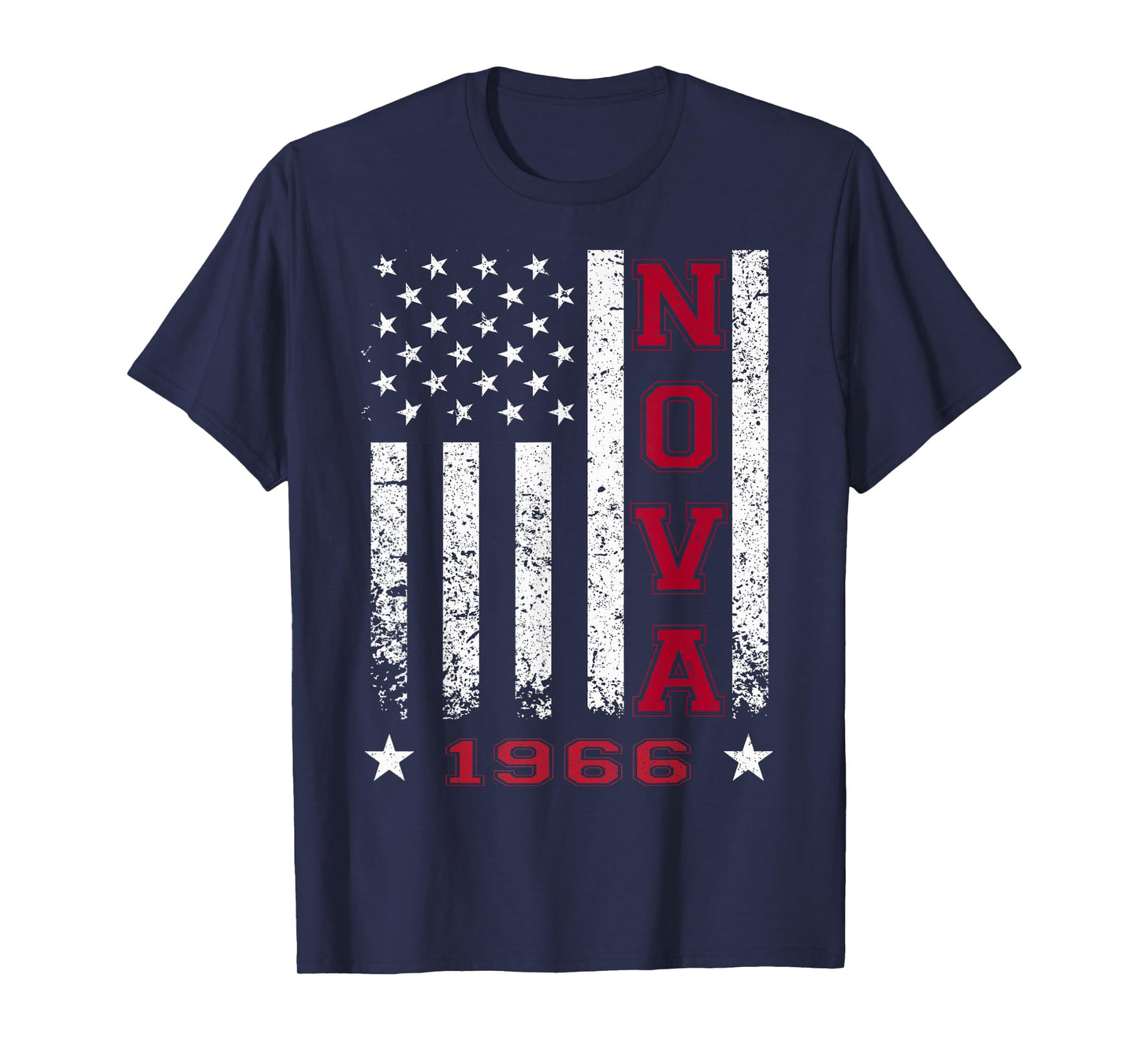 Jersey Style Nova 66 1966 Classic Old School Muscle Car T-Shirt