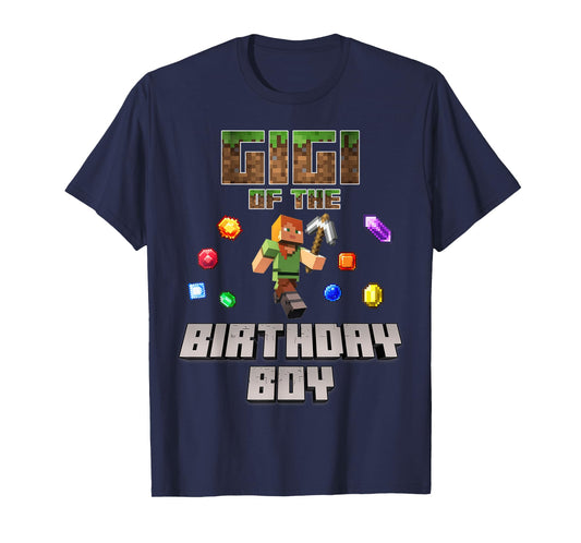 Gigi Of The Birthday Boy Video Gamer Pixel Number T-Shirt