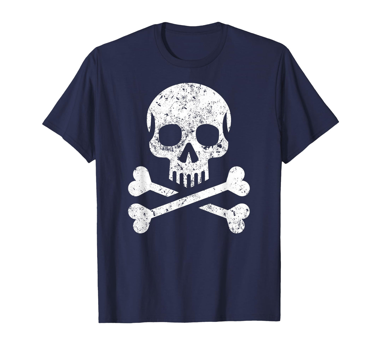 Skull Crossbones Skeleton Jolly Roger Flag Halloween T-Shirt