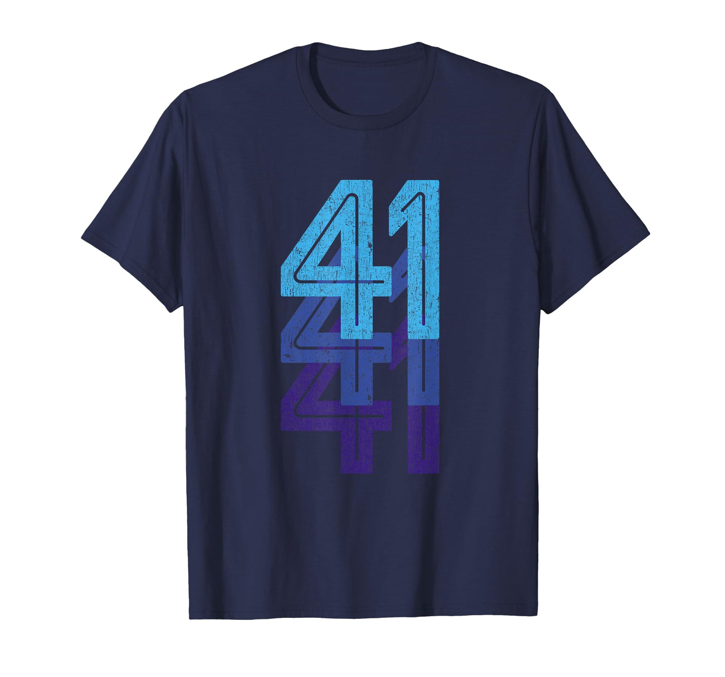 41 T Shirt 41st Birthday Gift Sports Team Year Age T-shirt T-Shirt