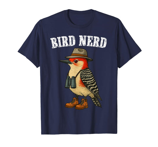 Bird Nerd Vintage Bird Lover Birding Funny Bird Watching T-Shirt