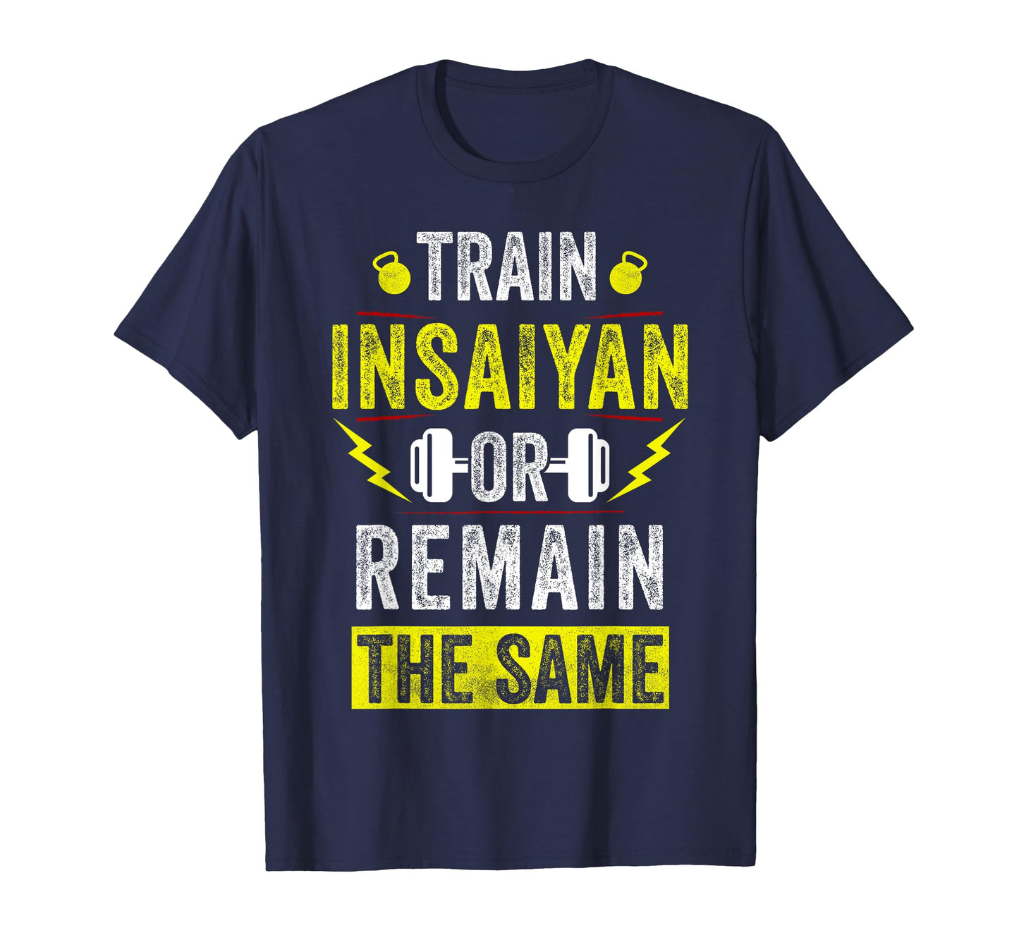 Train Insaiyan Workout Anime Tee Gym Awesome Gifts Idea Mens T-Shirt