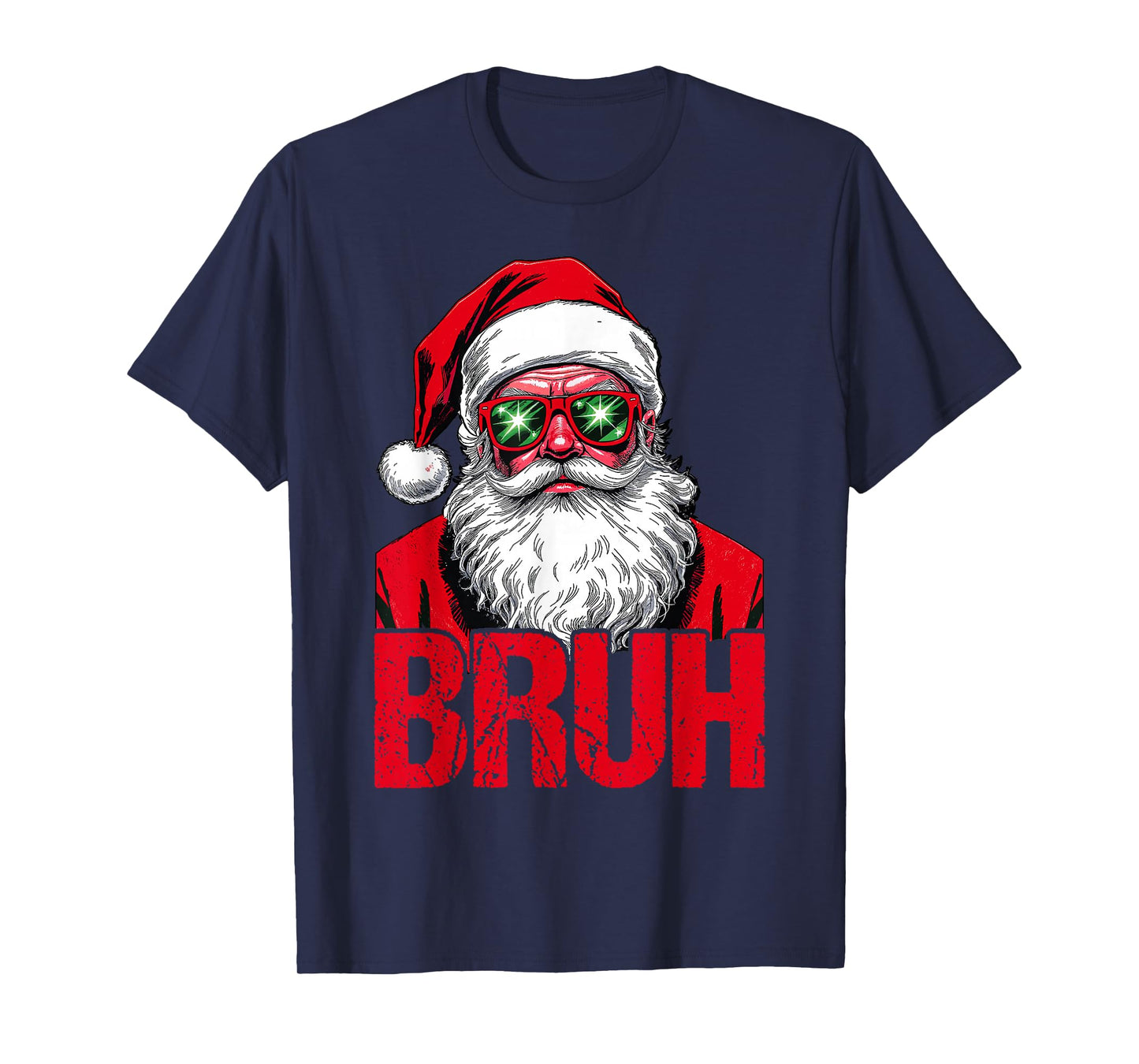 Bruh Meme Funny Saying Bro Greeting Teens Boys Men Christmas T-Shirt