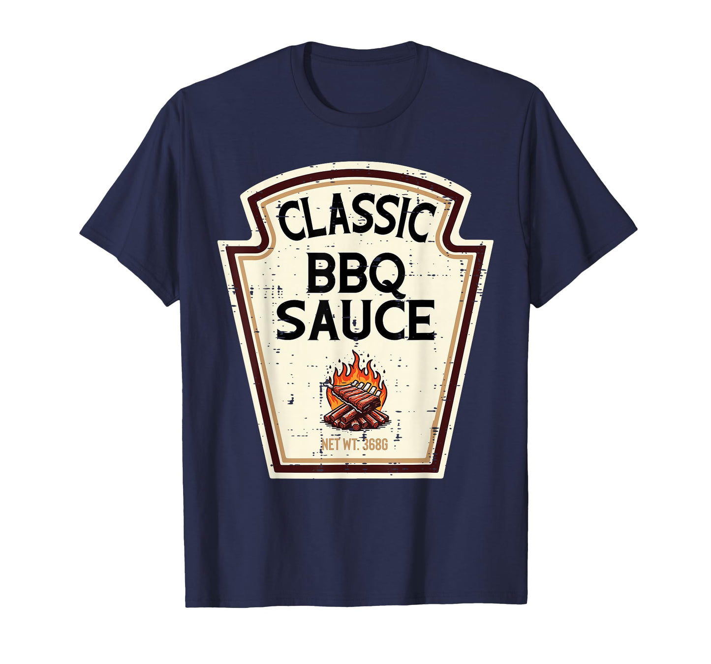 Halloween Classic BBQ Sauce Funny Food Costume Men Women Kid T-Shirt