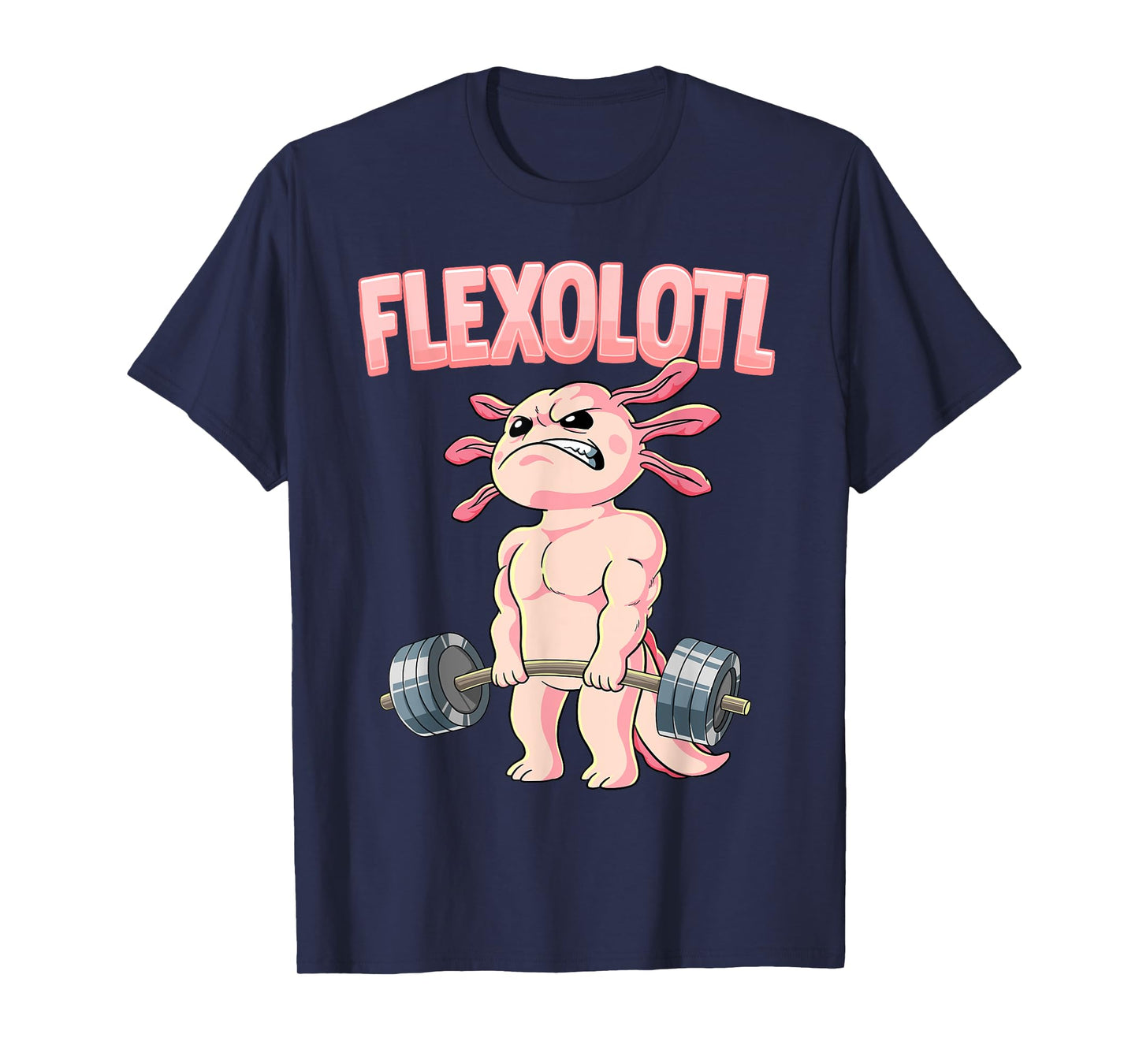 Flexolotl Axolotl Gym Bodybuilding T-Shirt