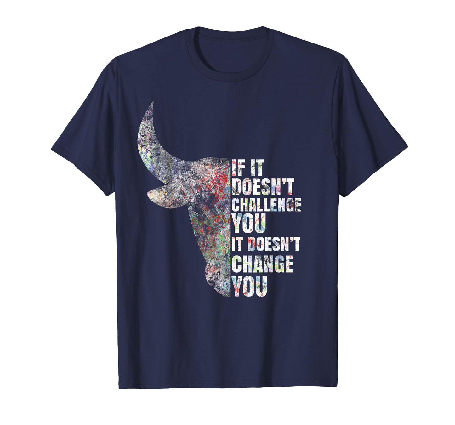 Motivation Workout And Gym Quotes Bull Mindset Training T-Shirt
