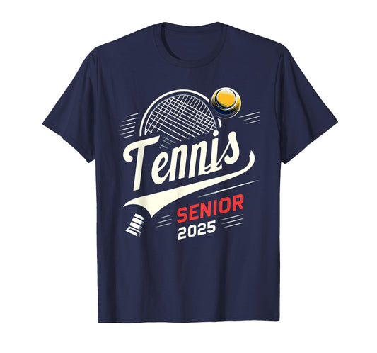 Tennis Senior 2025 Graduation Class of 2025 Graduate Pride T-Shirt