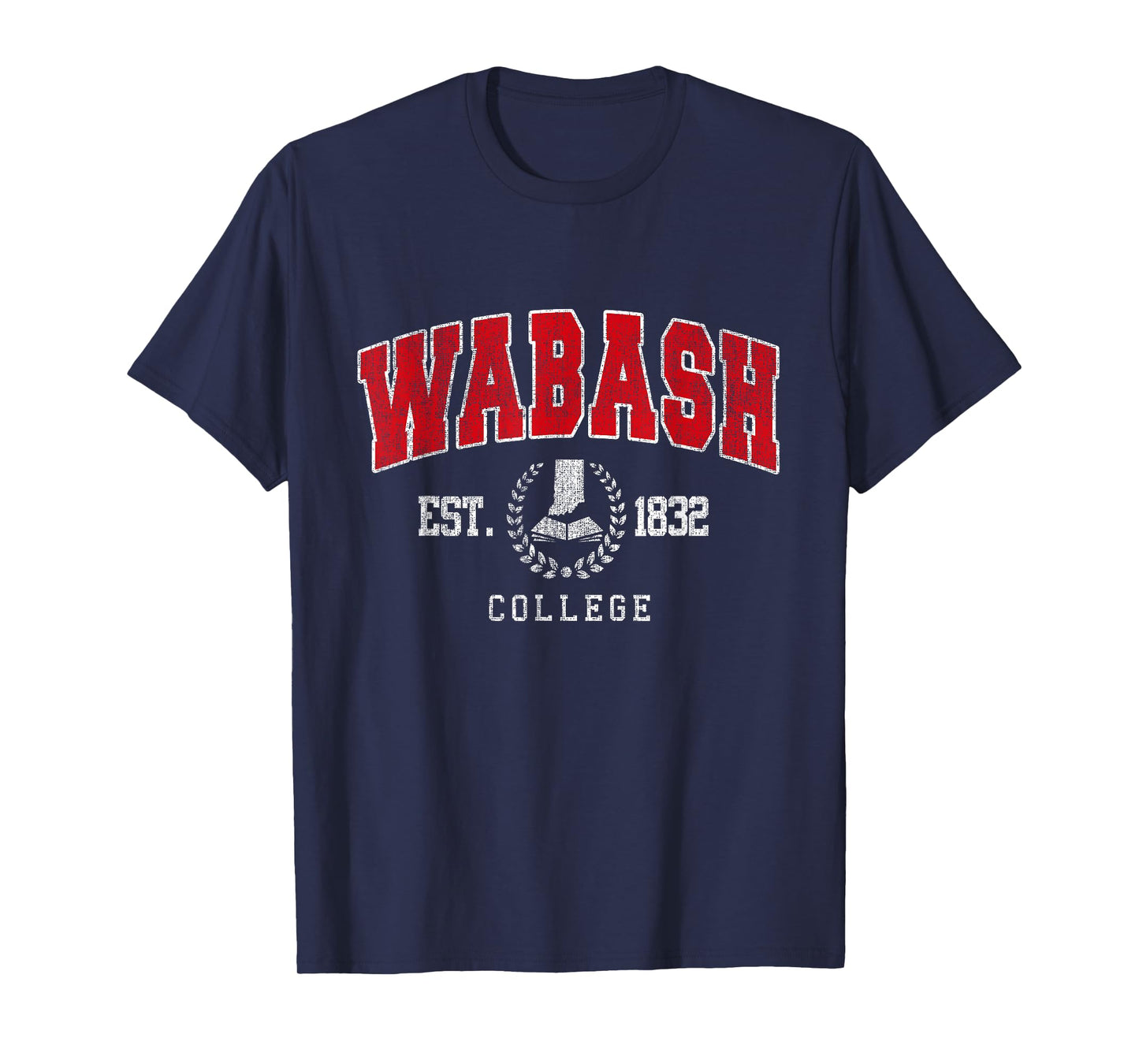 Wabash Tech – Vintage Arch Tee for Men & Women T-Shirt