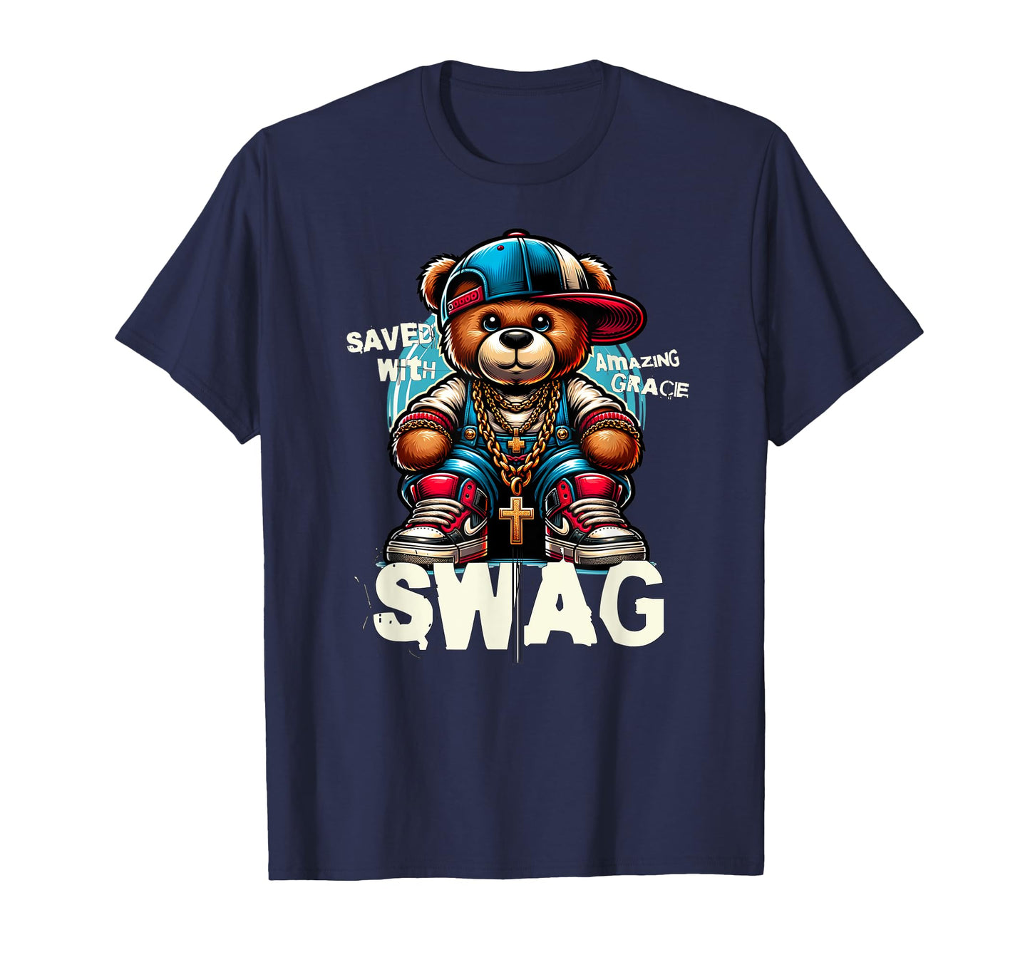 Christian SWAG Hip Hop Teddy Bear Christian Rap T-Shirt