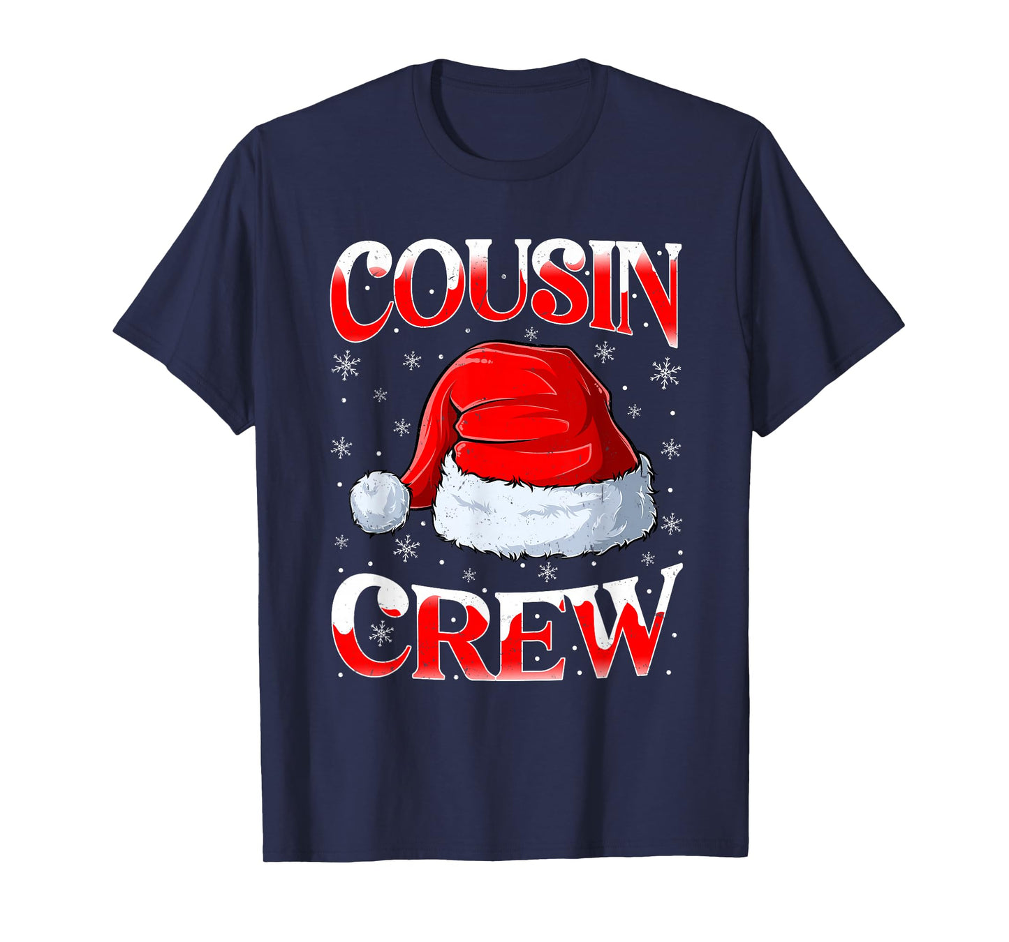 Cousin Crew Family Group Matching Christmas Xmas Pajamas PJ T-Shirt