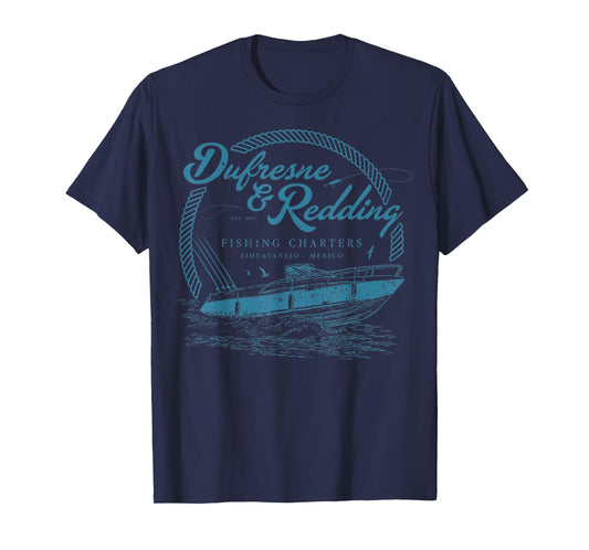 Retro Vintage Dufresne And Redding Fishing Charters Lover T-Shirt